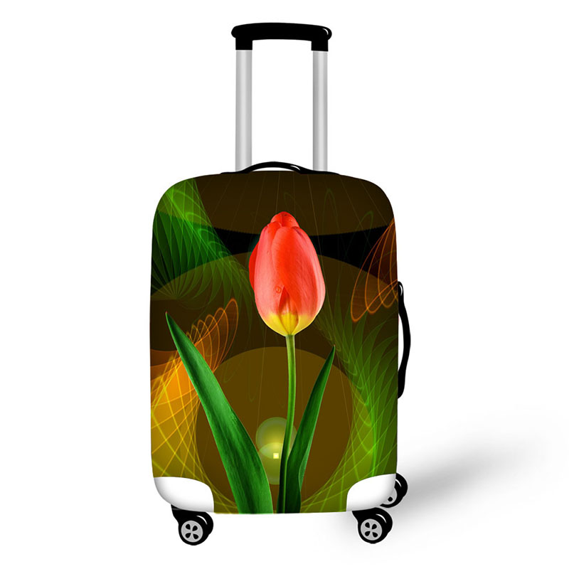 Waterproof Suitcase Cover Protector - Pelindung koper desain abstrak, pelindung koper,