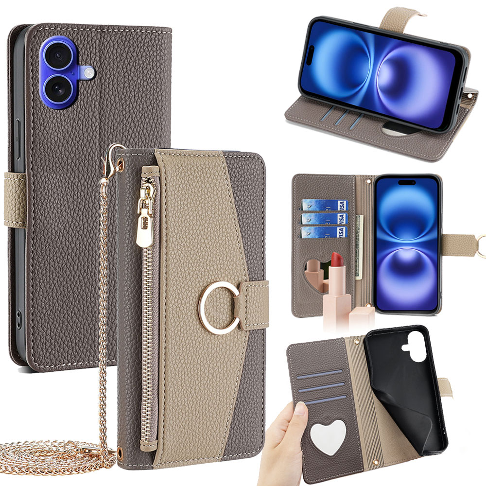 Wallets - Casing Ponsel Selempang Bisnis untuk iPhone