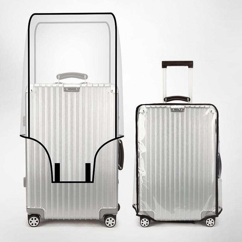 Waterproof Suitcase Cover Protector - Pelindung Koper Transparan Tahan Air, Terbuat