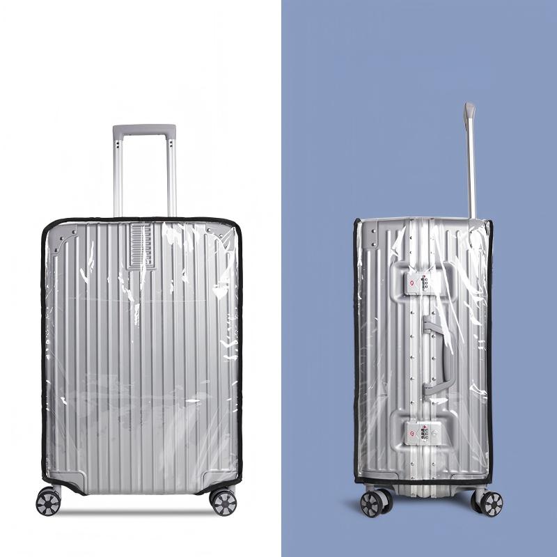 Waterproof Suitcase Cover Protector - Sarung Koper PVC Transparan 16-28 Inci,