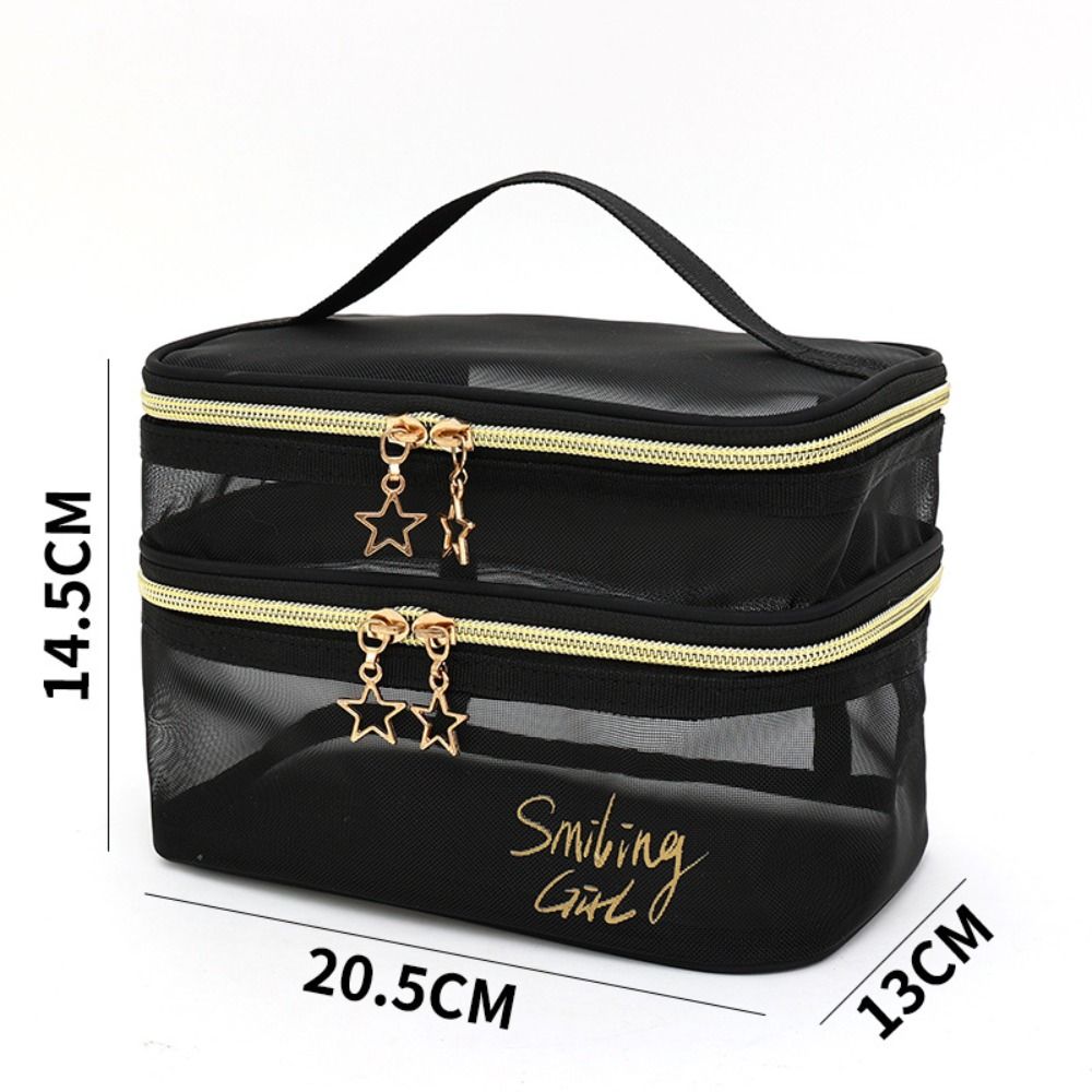 Tas Rias Nilon Baru, Model Dua - Cosmetic Bags ulasan dan harga