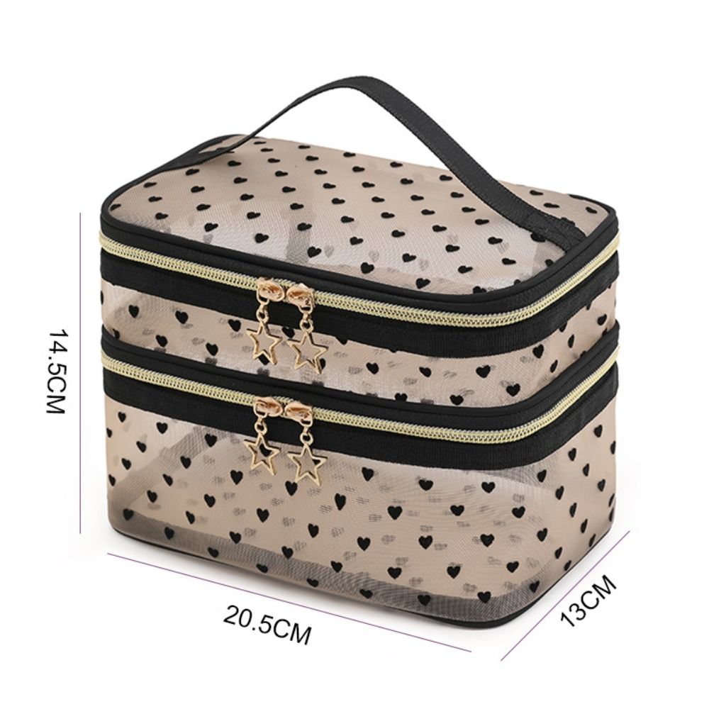 Tas Rias Nilon Baru, Model Dua - Cosmetic Bags ulasan dan harga