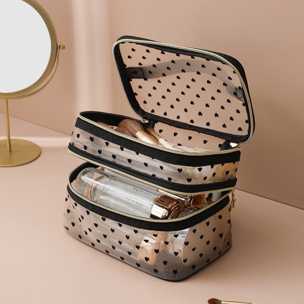 Tas Rias Nilon Baru, Model Dua - Cosmetic Bags ulasan dan harga