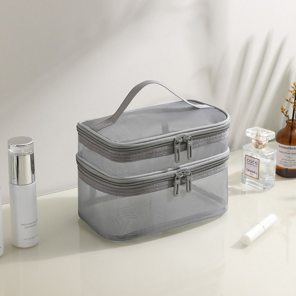 Tas Rias Nilon Baru, Model Dua - Cosmetic Bags ulasan dan harga