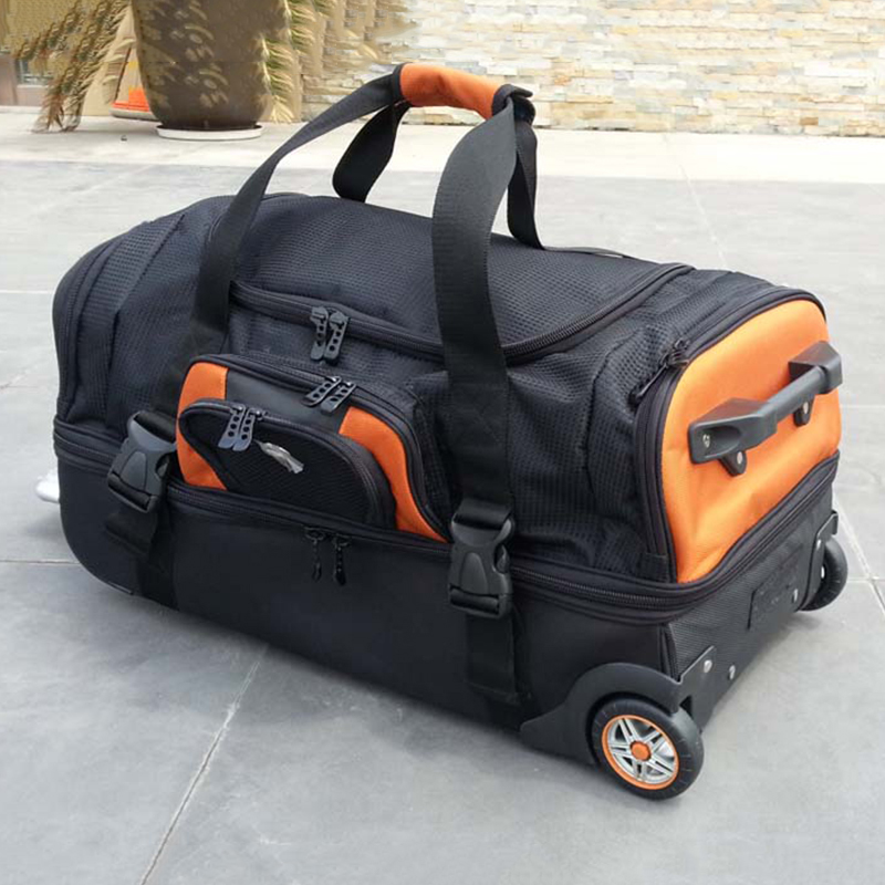 Tas Koper Beroda Kapasitas Bes - Foldable Rolling Luggage Bag ulasan dan harga