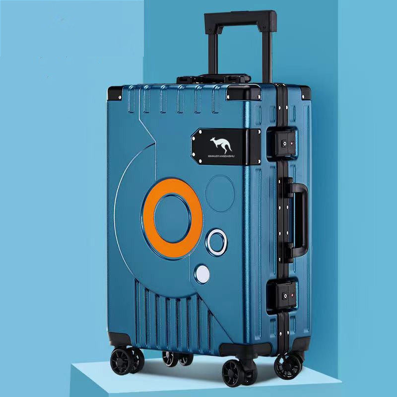 Koper Berbingkai Aluminium unt - Spinner Wheel Rolling Suitcase 20 Inch ulasan dan harga