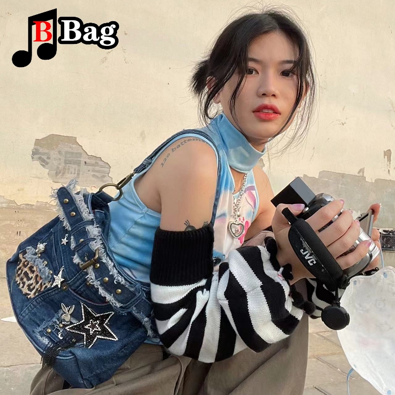 Tas koboi tiga warna, tas sele - Handbags ulasan dan harga