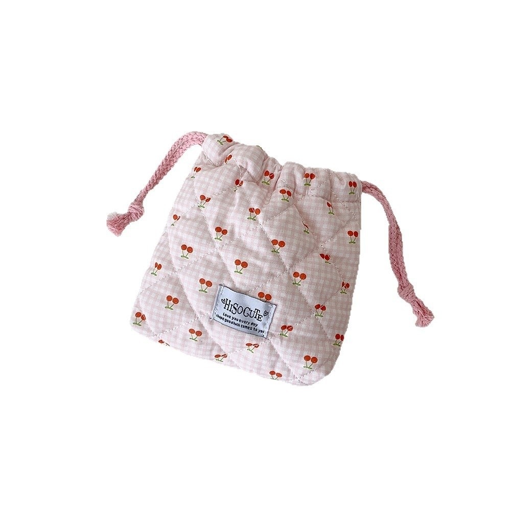 Tas Serut Cherry Baru, Tas Ser - Cosmetic Bags ulasan dan harga