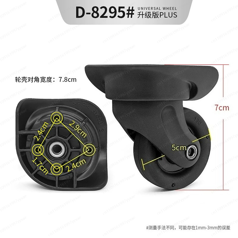 Roda Pengganti Koper Universal - Silent Replacement Luggage Wheels ulasan dan harga