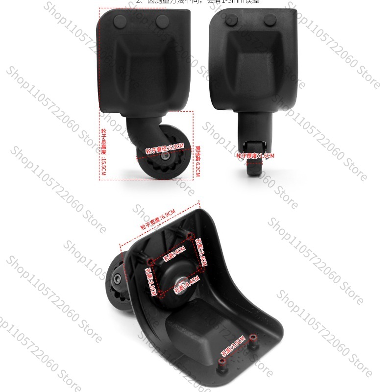 Untuk BW042 #   Roda Pengganti - Silent Replacement Luggage Wheels ulasan dan harga