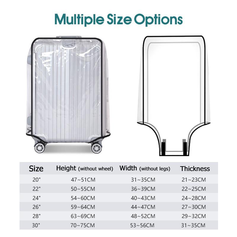 Pelindung Koper Transparan Tah - Waterproof Suitcase Cover Protector ulasan dan harga