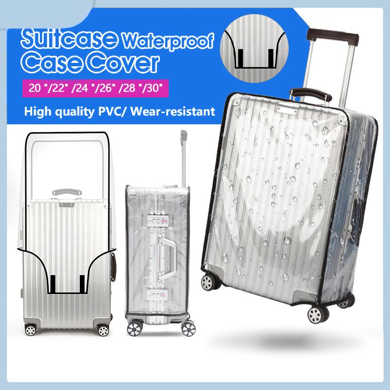 Pelindung Koper Transparan Tah - Waterproof Suitcase Cover Protector ulasan dan harga